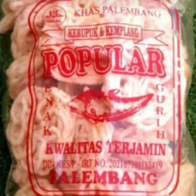 

KERUPUK MAWAR UDANG asli palembang 250 gr