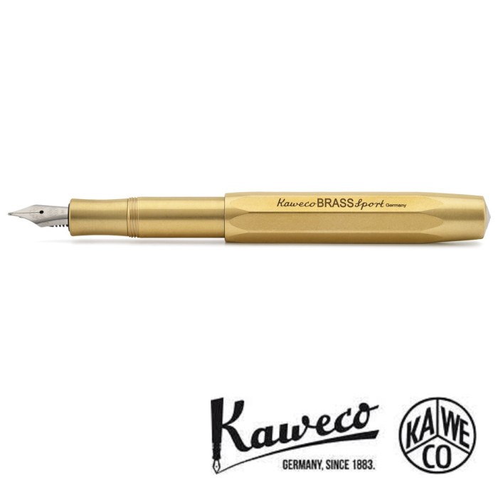 

Pulpen - Kaweco Sport Brass Fountain Pen# Lamy Midori Twsbi Pilot Custom Rhodia