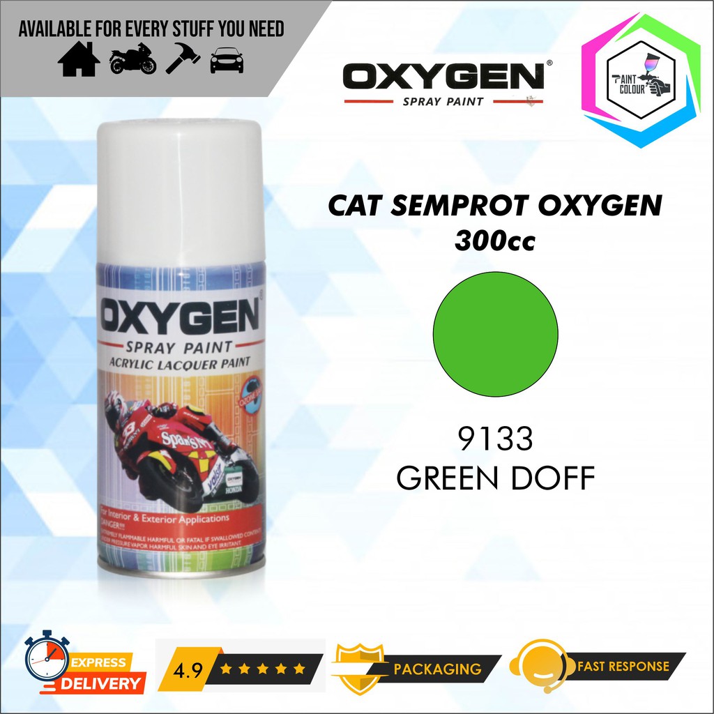 Cat Semprot / Pylox OXYGEN - 9133 Green Doff