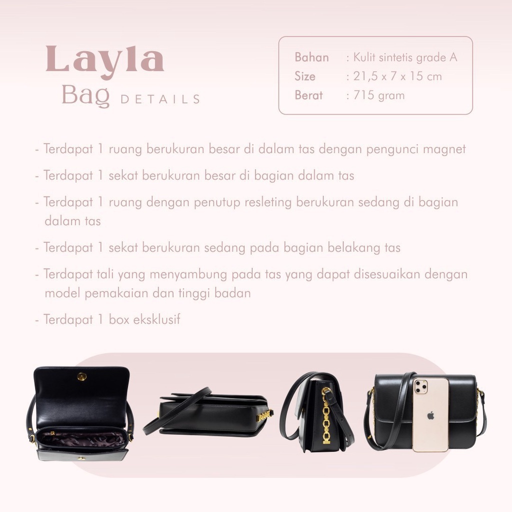 Jims Honey Layla Bag - Sling Bag - Tas Selempang Wanita