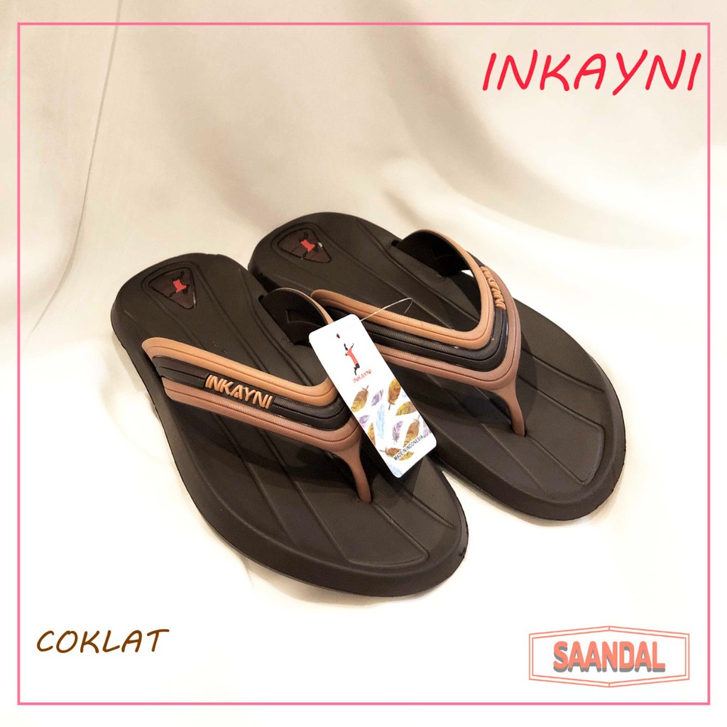 Sandal Jepit Karet Pria Inkayni YK6008 (BISA SATUAN)