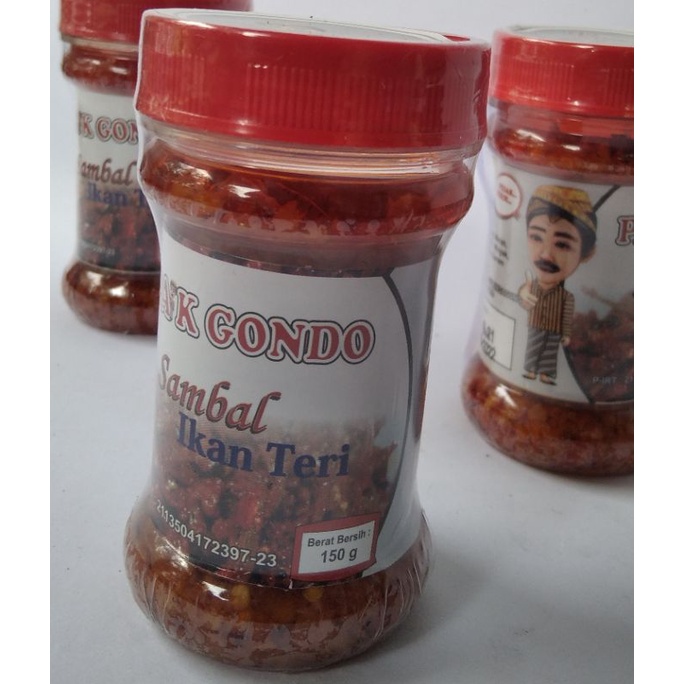 

PAK GONDO SAMBAL IKAN TERI 150 GRAM