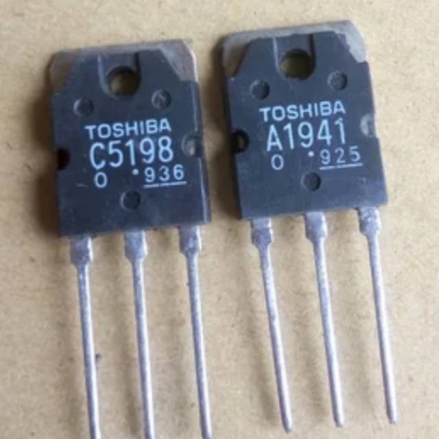 SET TR FINAL C5198/A1941 TOSHIBA TRANSISTOR 2SC5198/2SA1941 POWER AMPLIFIER C5198