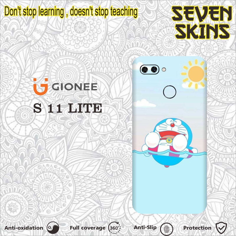 SKIN HANDPHONE DAPAT 2 PCS  GIONEE S11 LITE DORAEMON1