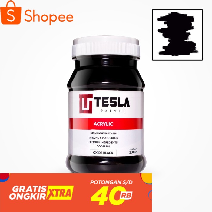 

Tesla Acrylic 250 ml Oxide Black
