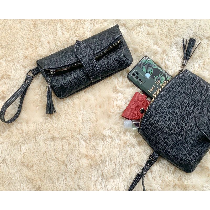dompet hp dan uang kulit jeruk wanita murah/dompet papirut/dompet cewe terbaru/dompet virall kekinian/dompet hp dan uang  kosmetik