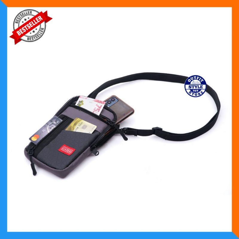 Tas Hp Pouch Card Holder Wanita Selempang Tas Kecil Id Card Holder Hanging Wallet Gantungan Hp Cewek