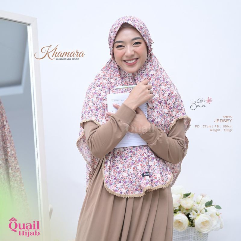 Khamara Hijab Motif dari Quail Hijab