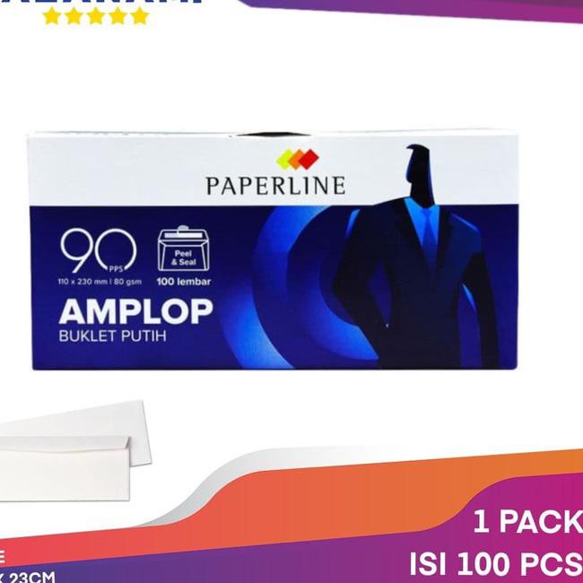 

Bagus Banget-753 AMPLOP PUTIH PAPERLINE NO 90 ENVELOPE AMPLOP PUTIH KECIL POLOS SURAT