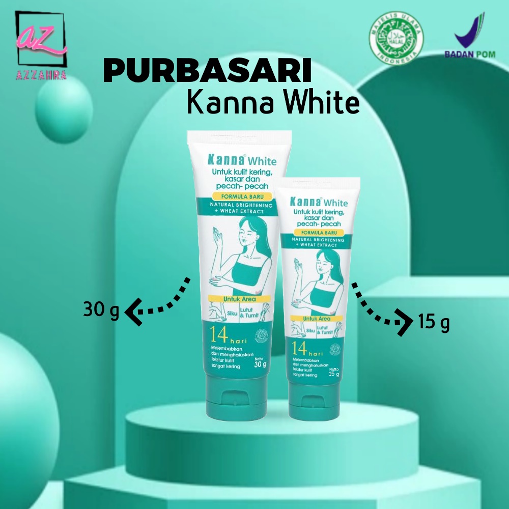 KANNA Krim White   Krim Kaki Pecah pecah ( Ekstra Whitening ) - 15gr/30gr