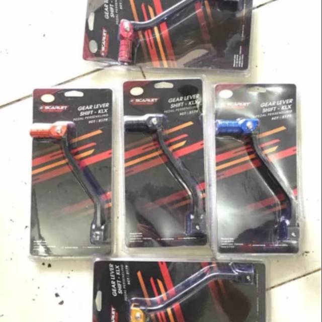 Pedal operan gigi klx scarlet cnc model lipat