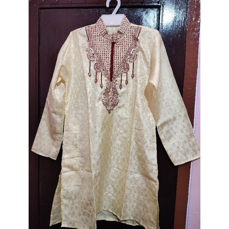 kurta anak cream
