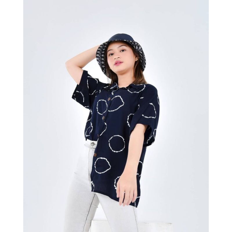 SHIRT KOREA - ROUND SHIRT - ATASAN WANITA - PAKAIAN TERLARIS - KOREAN STYLE - PAKAIAN WANITA - SHIRT - CASUAL SHIRT