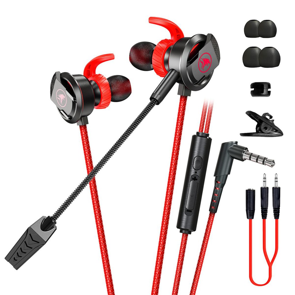 PLEXTONE Mowi RX3 In-Ear Gaming Headset Dual Microphone Super Bass Active Noise Reduction