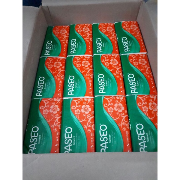 Tissue Paseo Smart 2 Ply 250 Sheets Tisu Paseo Tisue Facial 250 2ply