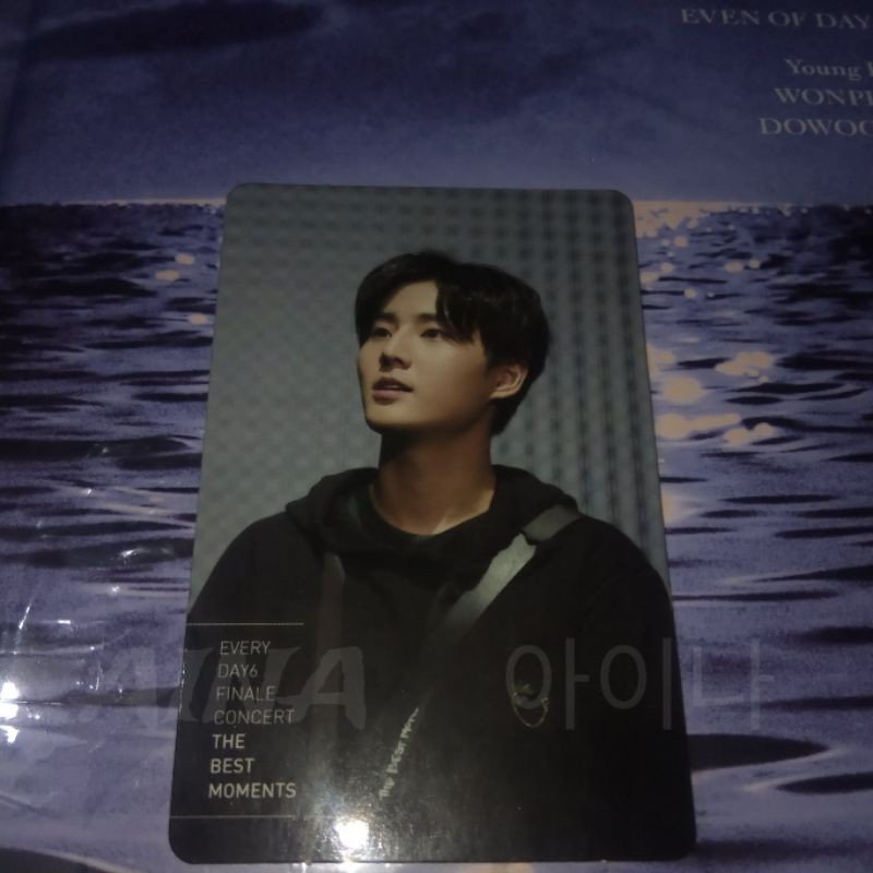 YOUNG K PHOTOCARD - DAY6 THE BEST DAY DVD