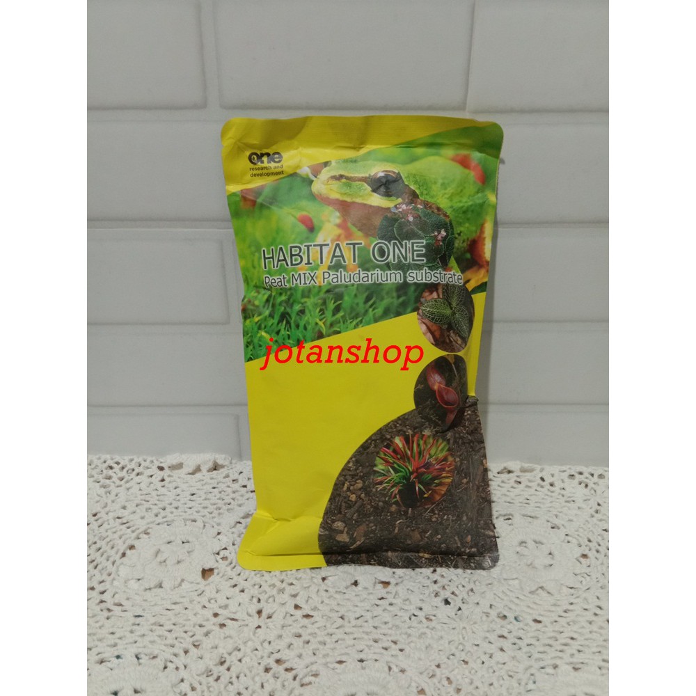 HABITAT ONE Media Tanam Terrarium Paludarium aquarium aquascape 1 liter 1L