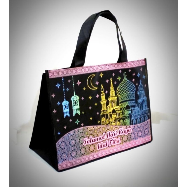 goodie bag tas lebaran idul Fitri model LANDSCAPE READY STOCK