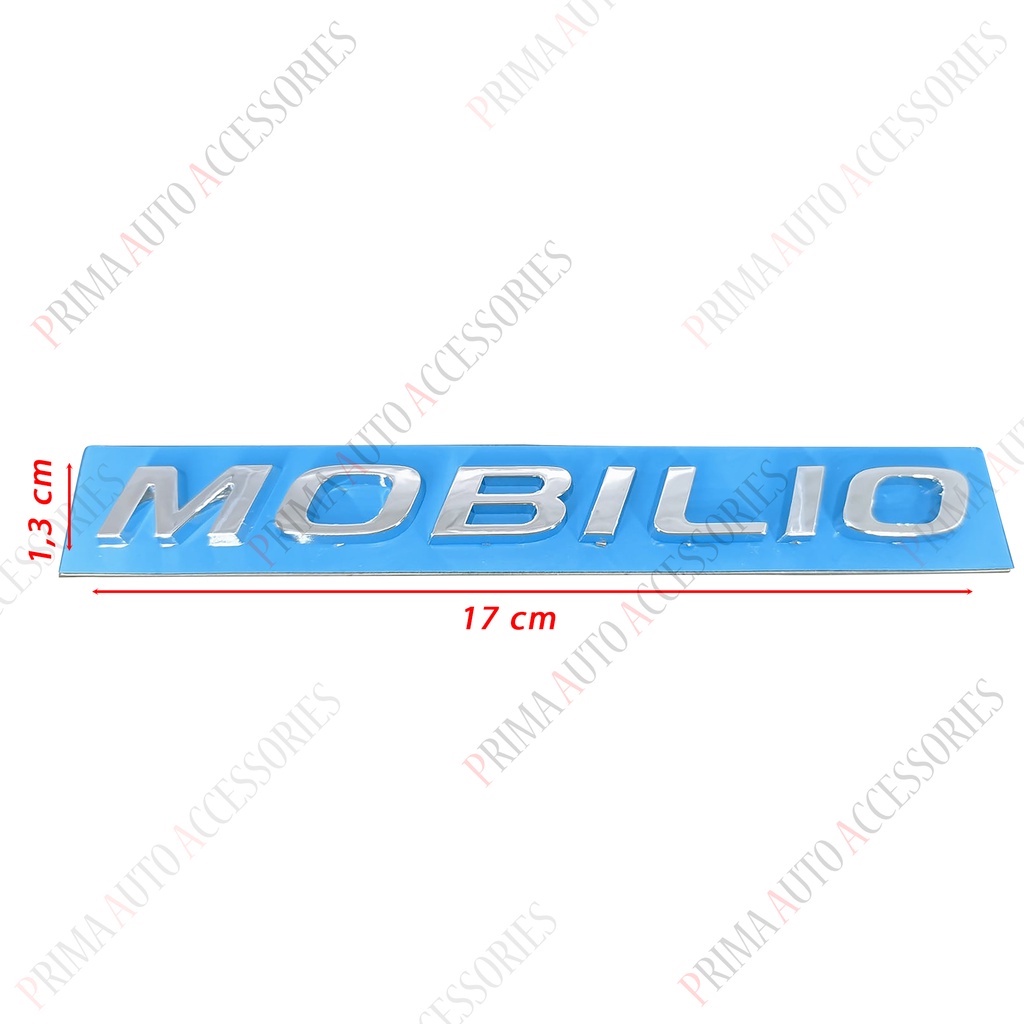 Emblem Mobil Tulisan MOBILIO 17 cm