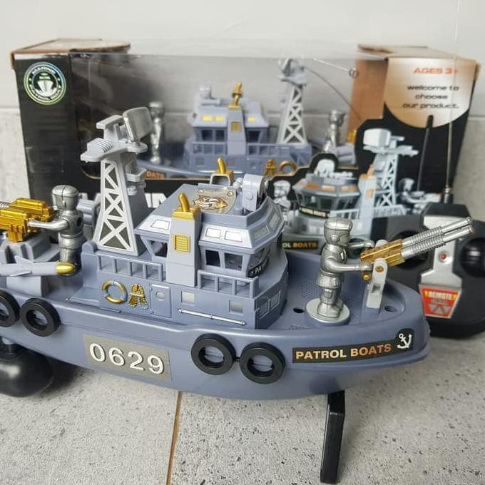 HOT PROMO MAINAN RC PERAHU PATROLI MARINE - RC PERAHU BOAT MARINE TERBAIK