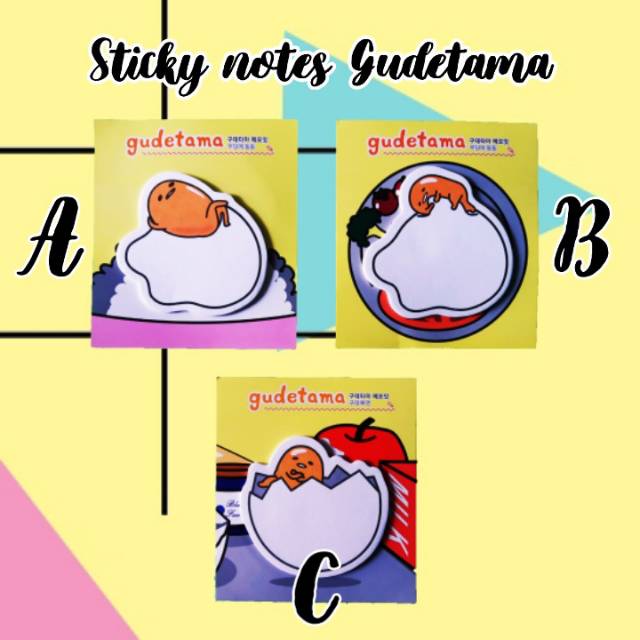 

Sticky notes/post it Gudetama