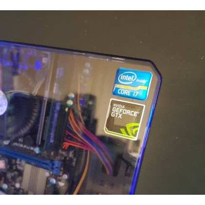 NVIDIA GEFORCE GTX EMBLEM STIKER RESIN TIMBUL LENTUR STIKER 3D-1