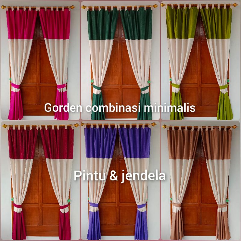 gorden jendela kamar minimalis