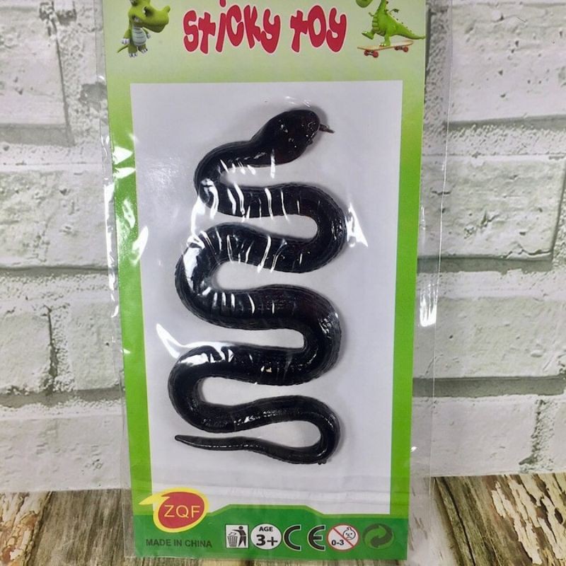 JG - STICKY TOYS - MAINAN JADUL ANAK - KARET BENTUK TIKUS ULAR BUAYA PRANK