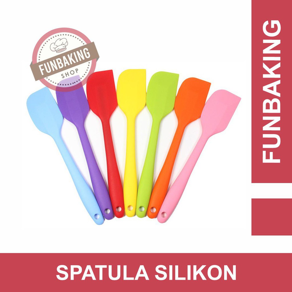 FunBaking - Spatula Silikon Spatula Sendok Spatula Butter Cream Spatula Set Spatula pisau Spatula Lu