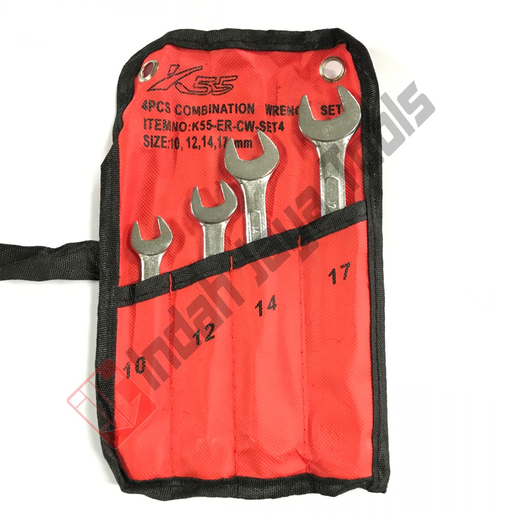 MURAH K55 Kunci Ring Pas Set 4 PCS Combination Wrench bkn stanley