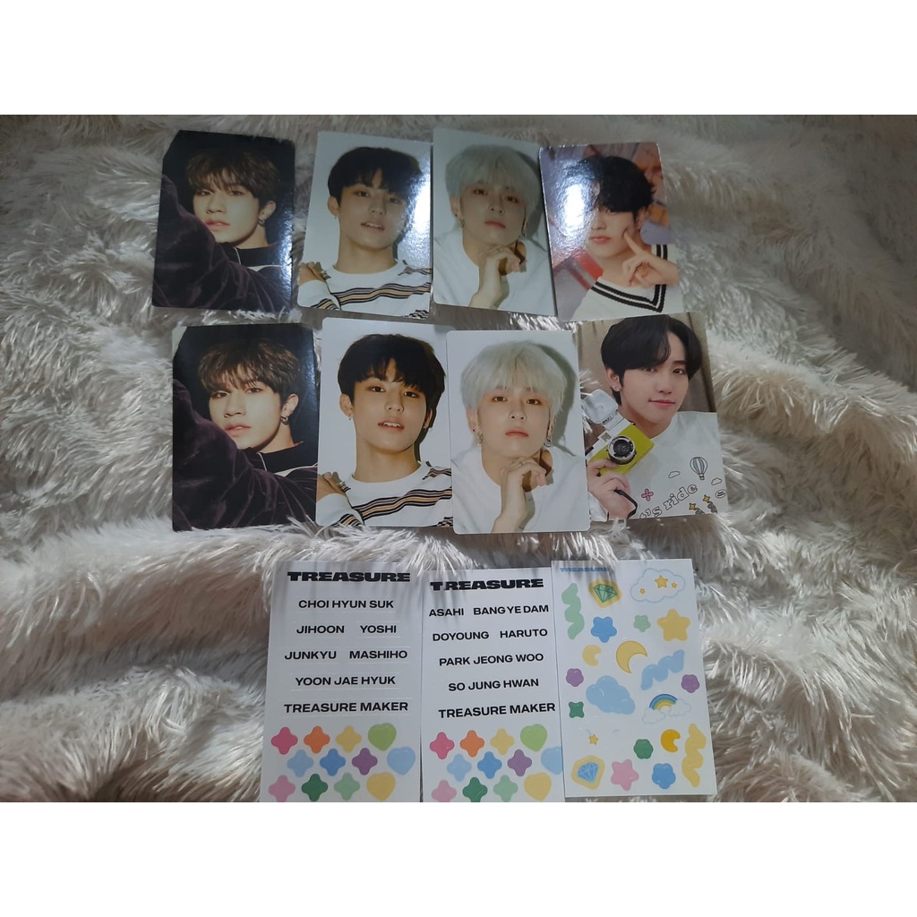 TREASURE MD POP UP STORE JIKJIN PHOTOCARD TSS / MD POP UP HARUTO TSS / POP UP JIHOON JIKJIN / POP UP