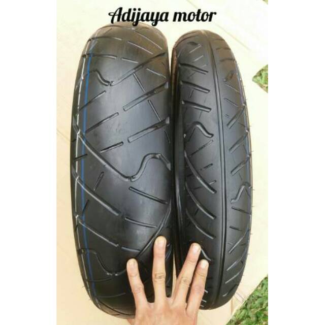 SEPASANG BAN COPOTAN SEKEN UKURAN 120/70 DAN 100/80 RING 17
