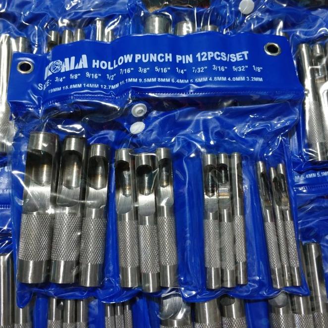 

Alat Pelubang Paking Set 12 Pcs - Hollow Punch Pin 12 Pcs 3/4"-1/8