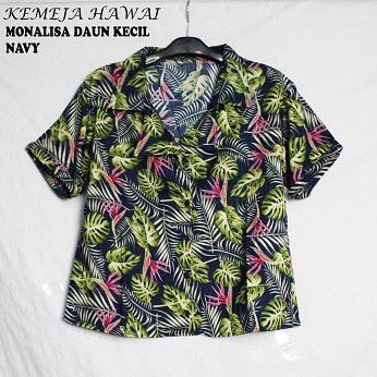 HipNop MONALISA KEMEJA WANITA KEMEJA PASTEL KEMEJA MOTIF DAUN BUNGA PAKAIAN CEWEK MIX 33