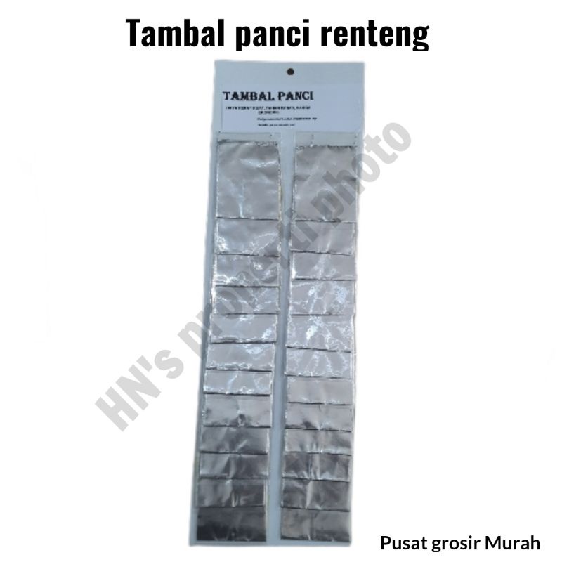 Jual Tambal Lem Panci Bocor Lakban Aluminium Foil Kualitas Super Per 24 Pcs Shopee Indonesia