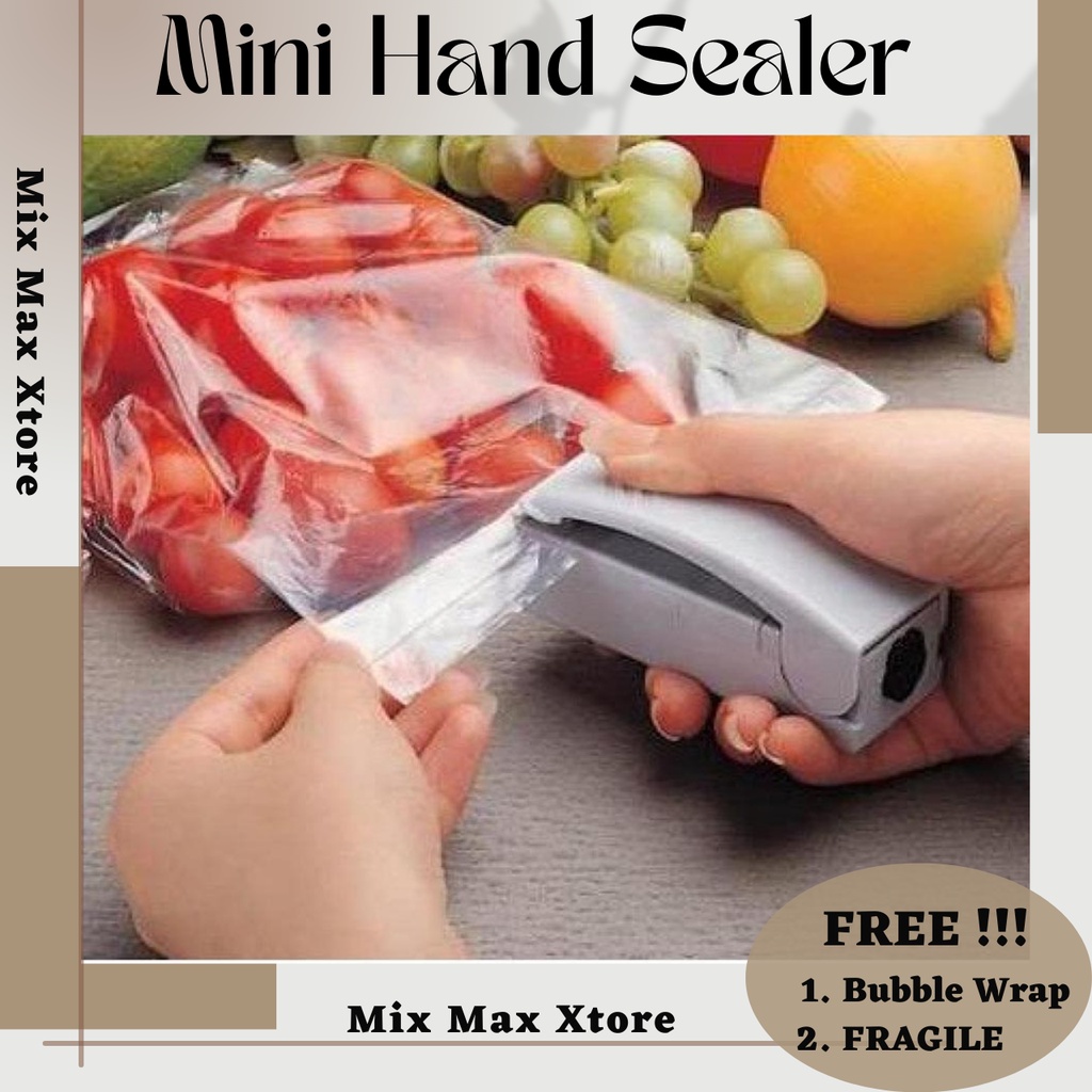 Perekat Plastik kecil Mini Hand Sealer