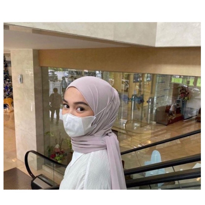 MASKER DUCKBILL HIJAB/HEADLOOP 3PLY MUDAH BERNAFAS