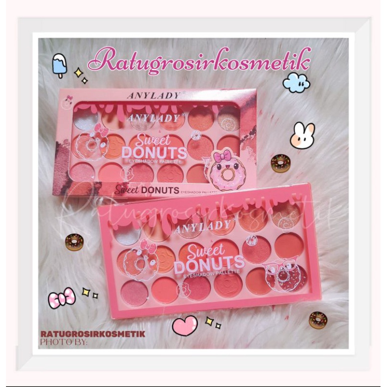 PROMO!!!EYESHADOW PALETTE SWEET DONUTS ANYLADY NO.734B/UNICORN LOVE SWEET NO.800