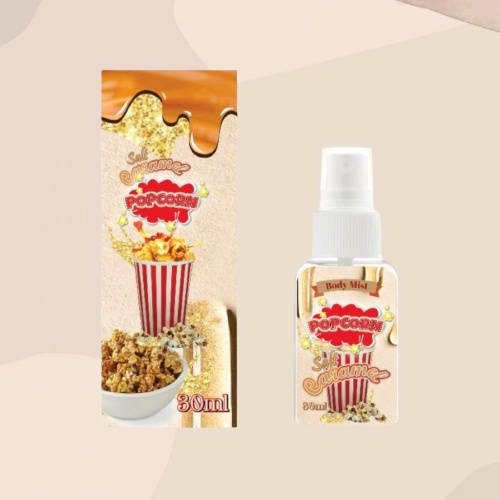 GEN - [BPOM] Parfum Body Mist Caramel Popcorn 30ml Premium / Parfum Popcorn Caramel 30ml Unisex / Parfum Popcorn Tahan Lama