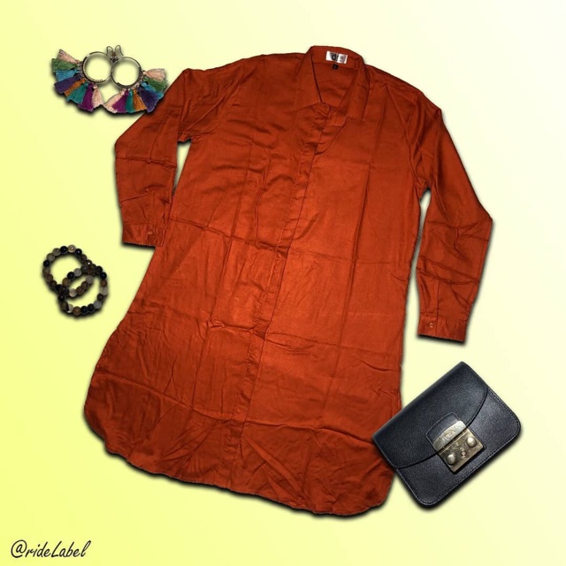 Tunik Dahlia Orange