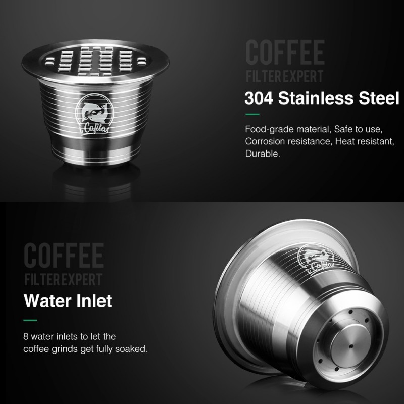 Penampung Bubuk Kopi ICafilas Refillable Capsule for Nespresso