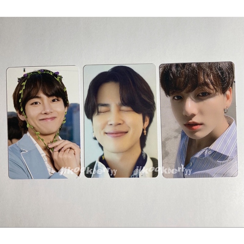 DICON 101 PC PHOTOCARD TAE BUNGA JK GLOWING JIMIN MEREM