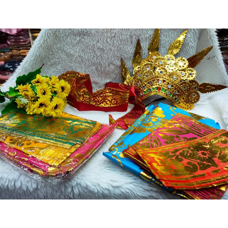 Setelan Baju Adat Bali Anak Cowok Cewek All Size Aneka Warna