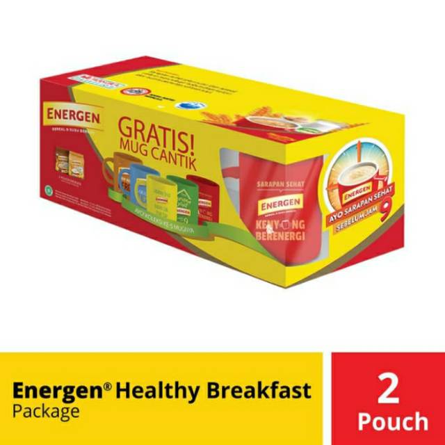 Energen Healty Breakfast Package Free Mug cantik