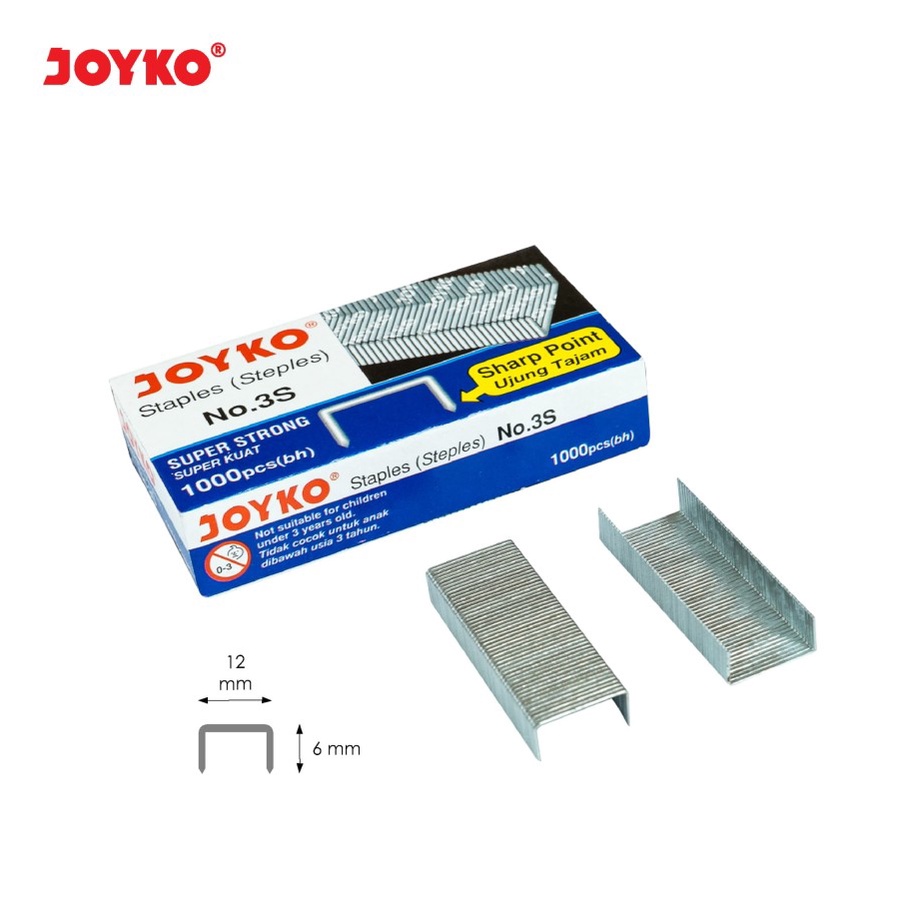 

Isi Stapler Joyko No. 3 [1 pak kecil ecer]