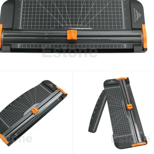 

☎ Paper Trimmer Portable Pemotong kertas A4 / A3(30cm) - Hitam ℗