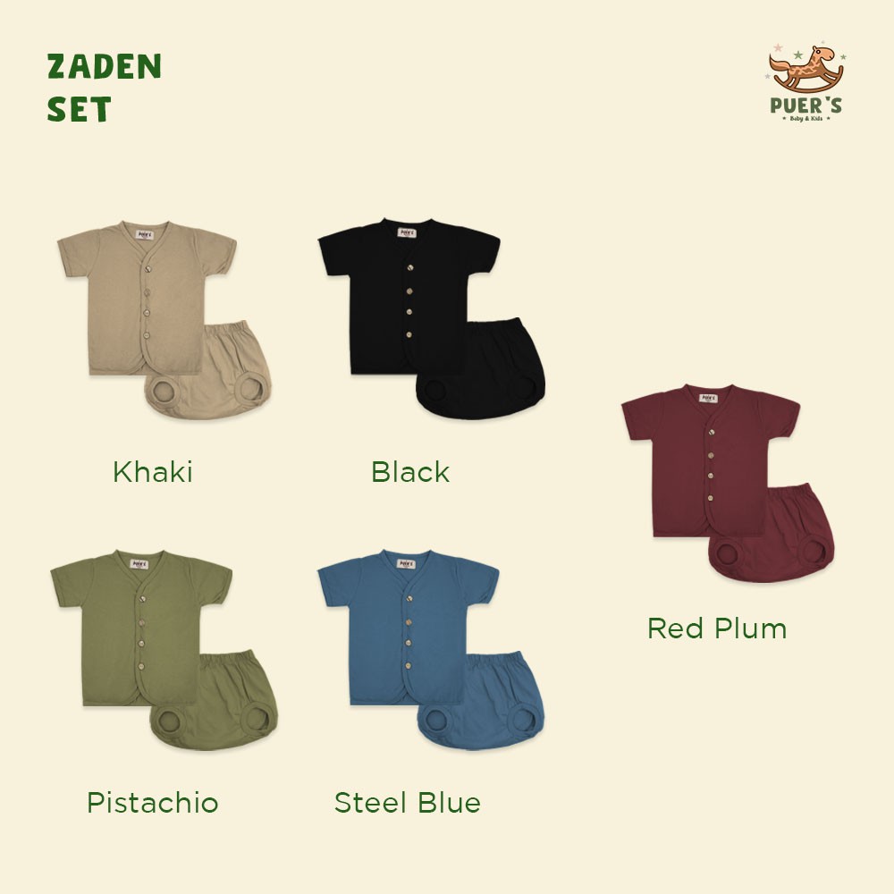 SETELAN BAYI DAN ANAK PUER'S ZADEN SET (SETELAN NEWBORN-2thn)