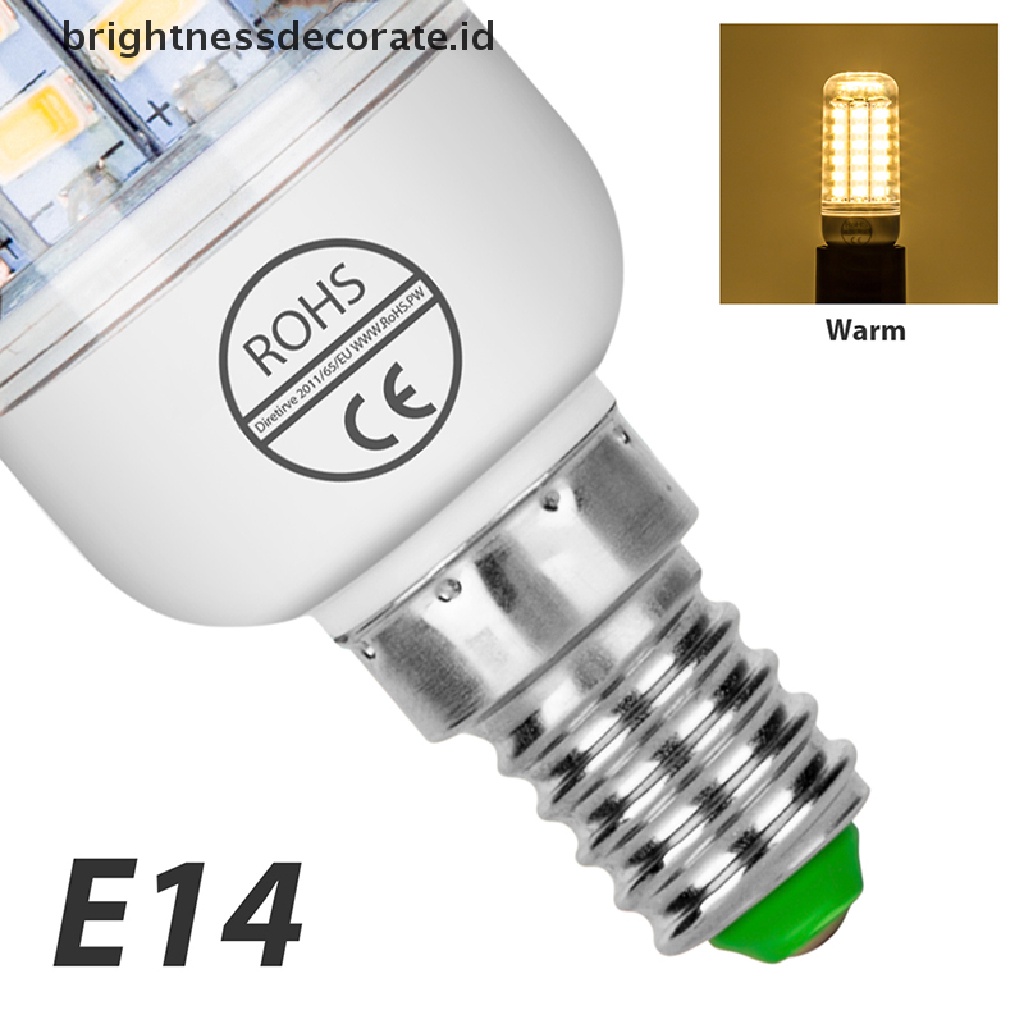 Lampu Jagung Led E27 E14 7w 9w 12w 15w 20w 25w 5730 Smd Warna Warm White