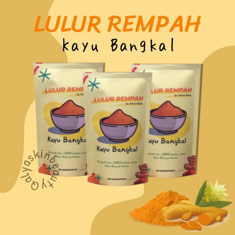 lulur kayu Bangkal khas Kalimantan