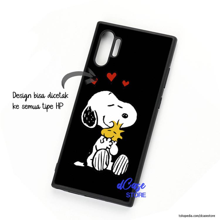 Cute Snoopy casing HP SAMSUNG Note 10+ S10+ 9 8 Pro case